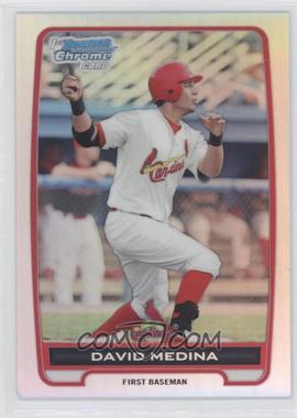 2012 Bowman - Chrome Prospects - Refractor #BCP61 - David Medina /500