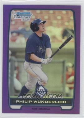 2012 Bowman - Chrome Prospects - Retail Purple Refractor #BCP11 - Philip Wunderlich /199