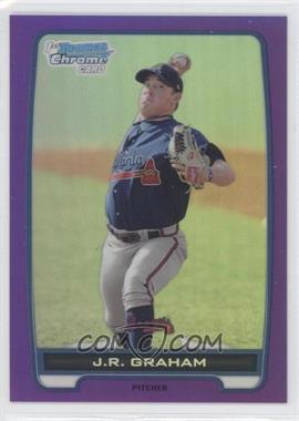 2012 Bowman - Chrome Prospects - Retail Purple Refractor #BCP24 - J.R. Graham /199