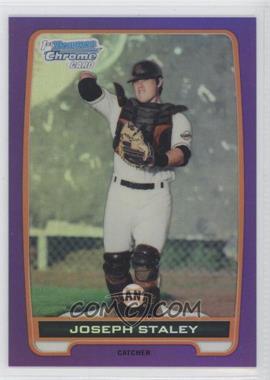 2012 Bowman - Chrome Prospects - Retail Purple Refractor #BCP26 - Joseph Staley /199