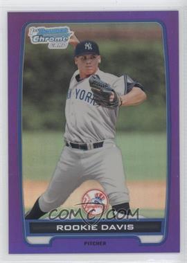 2012 Bowman - Chrome Prospects - Retail Purple Refractor #BCP43 - Rookie Davis /199