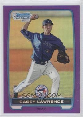 2012 Bowman - Chrome Prospects - Retail Purple Refractor #BCP54 - Casey Lawrence /199