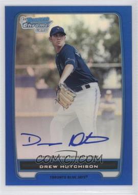 2012 Bowman - Chrome Prospects Autographs - Blue Refractor #BCP103 - Drew Hutchison /150