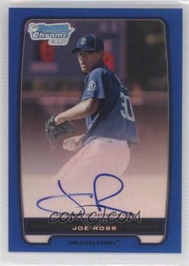 2012 Bowman - Chrome Prospects Autographs - Blue Refractor #BCP107 - Joe Ross /150