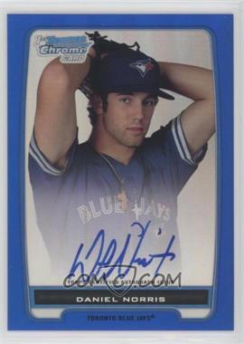 2012 Bowman - Chrome Prospects Autographs - Blue Refractor #BCP110 - Daniel Norris /150