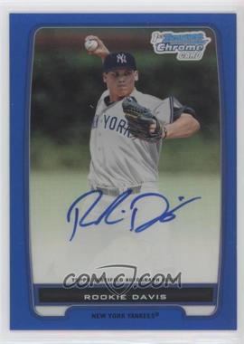 2012 Bowman - Chrome Prospects Autographs - Blue Refractor #BCP43 - Rookie Davis /150