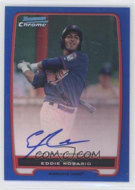 2012 Bowman - Chrome Prospects Autographs - Blue Refractor #BCP9 - Eddie Rosario /150