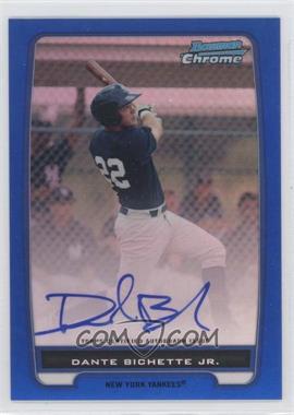 2012 Bowman - Chrome Prospects Autographs - Blue Refractor #BCP99 - Dante Bichette Jr. /150