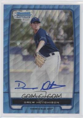 2012 Bowman - Chrome Prospects Autographs - Blue Wave Refractor #BCP103 - Drew Hutchison /50