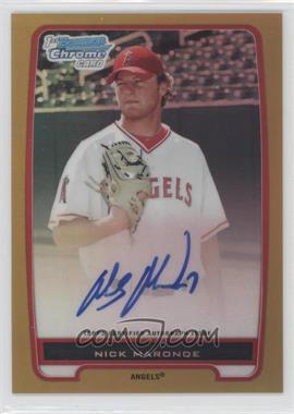 2012 Bowman - Chrome Prospects Autographs - Gold Refractor #BCP31 - Nick Maronde /50