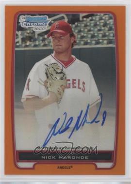 2012 Bowman - Chrome Prospects Autographs - Orange Refractor #BCP31 - Nick Maronde /25