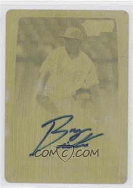 2012 Bowman - Chrome Prospects Autographs - Printing Plate Yellow #BCP84 - Bryan Brickhouse /1