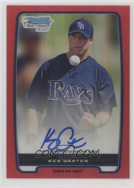 2012 Bowman - Chrome Prospects Autographs - Red Refractor #BCP62 - Kes Carter /5