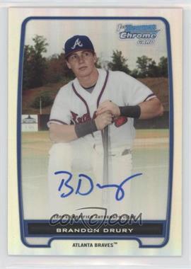 2012 Bowman - Chrome Prospects Autographs - Refractor #BCP18 - Brandon Drury /500