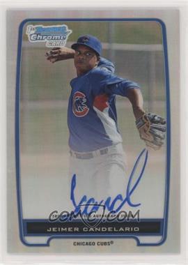 2012 Bowman - Chrome Prospects Autographs - Refractor #BCP20 - Jeimer Candelario /500 [EX to NM]