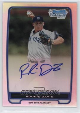 2012 Bowman - Chrome Prospects Autographs - Refractor #BCP43 - Rookie Davis /500