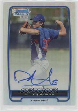 2012 Bowman - Chrome Prospects Autographs - Refractor #BCP75 - Dillon Maples /500