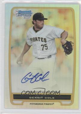 2012 Bowman - Chrome Prospects Autographs - Refractor #BCP86 - Gerrit Cole /500