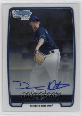 2012 Bowman - Chrome Prospects Autographs #BCP103 - Drew Hutchison