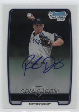 2012 Bowman - Chrome Prospects Autographs #BCP43 - Rookie Davis