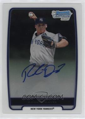 2012 Bowman - Chrome Prospects Autographs #BCP43 - Rookie Davis