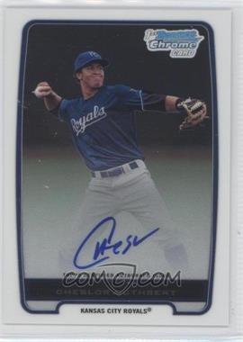 2012 Bowman - Chrome Prospects Autographs #BCP58 - Cheslor Cuthbert