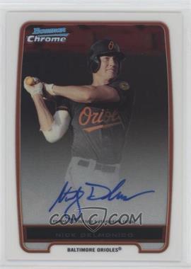 2012 Bowman - Chrome Prospects Autographs #BCP92 - Nick Delmonico