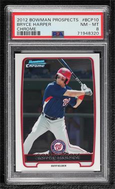 2012 Bowman - Chrome Prospects #BCP10 - Bryce Harper [PSA 8 NM‑MT]