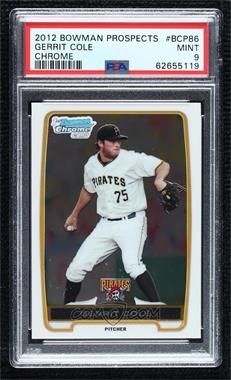 2012 Bowman - Chrome Prospects #BCP86 - Gerrit Cole [PSA 9 MINT]