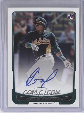 2012 Bowman - Redemption Lucky Three Autographs #L3-YC - Yoenis Cespedes /100