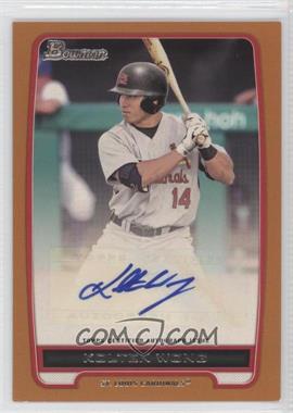 2012 Bowman - Retail Prospect Autographs - Orange #BPA-KW - Kolten Wong /250