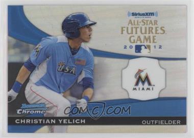 2012 Bowman Chrome - All-Star Futures Game #FG-CY - Christian Yelich