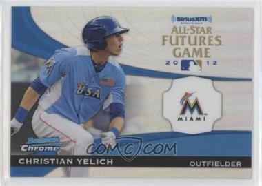 2012 Bowman Chrome - All-Star Futures Game #FG-CY - Christian Yelich