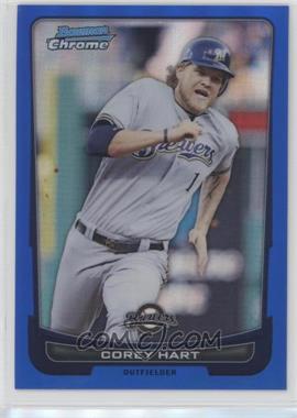 2012 Bowman Chrome - [Base] - Blue Refractor #101 - Corey Hart /250