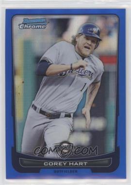 2012 Bowman Chrome - [Base] - Blue Refractor #101 - Corey Hart /250