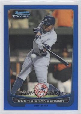 2012 Bowman Chrome - [Base] - Blue Refractor #103 - Curtis Granderson /250