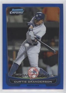 2012 Bowman Chrome - [Base] - Blue Refractor #103 - Curtis Granderson /250