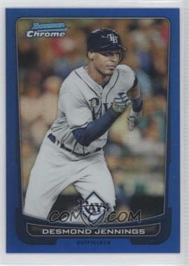 2012 Bowman Chrome - [Base] - Blue Refractor #114 - Desmond Jennings /250