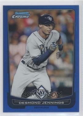 2012 Bowman Chrome - [Base] - Blue Refractor #114 - Desmond Jennings /250