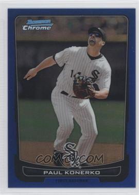 2012 Bowman Chrome - [Base] - Blue Refractor #122 - Paul Konerko /250