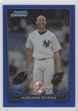 2012 Bowman Chrome - [Base] - Blue Refractor #129 - Mariano Rivera /250