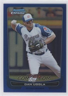 2012 Bowman Chrome - [Base] - Blue Refractor #142 - Dan Uggla /250