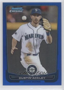 2012 Bowman Chrome - [Base] - Blue Refractor #153 - Dustin Ackley /250