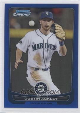 2012 Bowman Chrome - [Base] - Blue Refractor #153 - Dustin Ackley /250