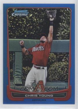 2012 Bowman Chrome - [Base] - Blue Refractor #160 - Chris Young /250