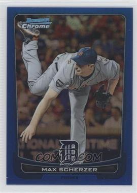 2012 Bowman Chrome - [Base] - Blue Refractor #164 - Max Scherzer /250