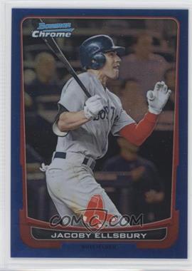 2012 Bowman Chrome - [Base] - Blue Refractor #172 - Jacoby Ellsbury /250