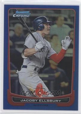 2012 Bowman Chrome - [Base] - Blue Refractor #172 - Jacoby Ellsbury /250