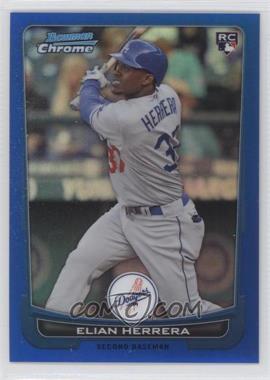 2012 Bowman Chrome - [Base] - Blue Refractor #177 - Elian Herrera /250