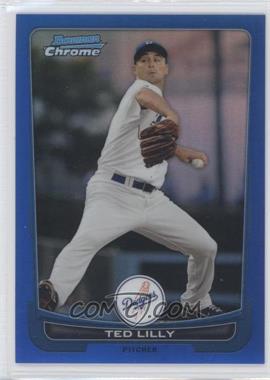 2012 Bowman Chrome - [Base] - Blue Refractor #186 - Ted Lilly /250